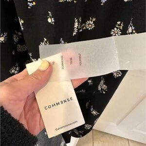 Women's floral midi skirt